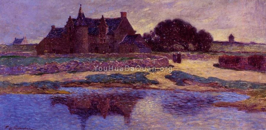 Kervaudu, View from the Marsh - 费迪南德·卢瓦扬